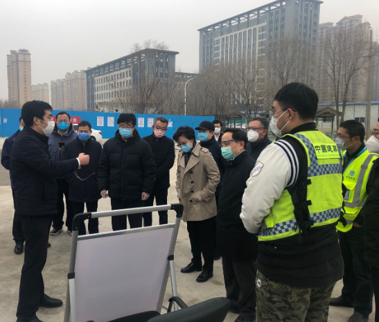 馬澤平陪同中國人民大學(xué)黨委書記、校長檢查中國人民大學(xué)通州新校區(qū)項目疫情防控、工程